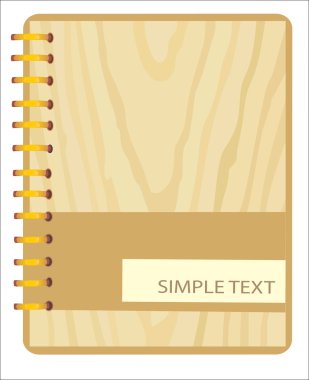 Beyaz arka plan üzerinde izole telli defter kitap defter yığını