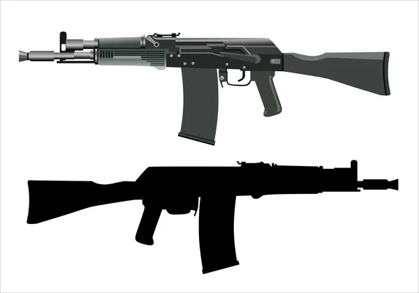 Maschinengewehr — Stockvektor