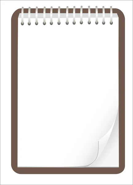 Notepad — Stock Vector