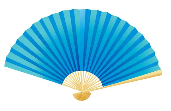 Opvouwbare fan. vector. — Stockvector