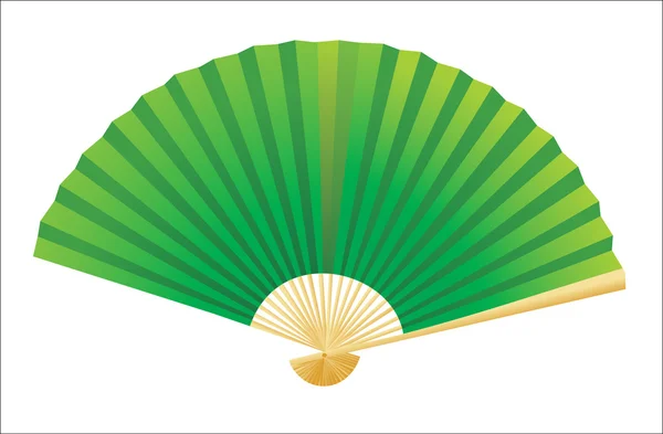 Opvouwbare fan. vector. — Stockvector