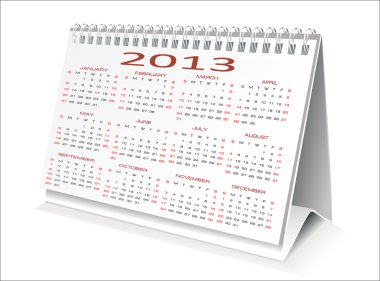 Vector calendar 2013