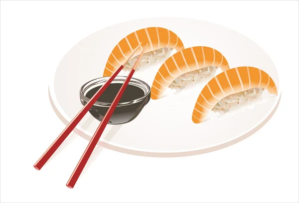 Sushi vector — Stockvector