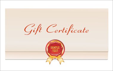 hediye sertifikası.