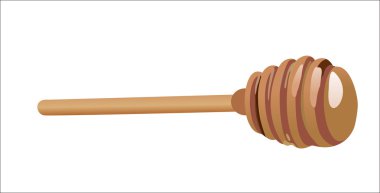 Tahta çubuk beyaz arkaplanda izole