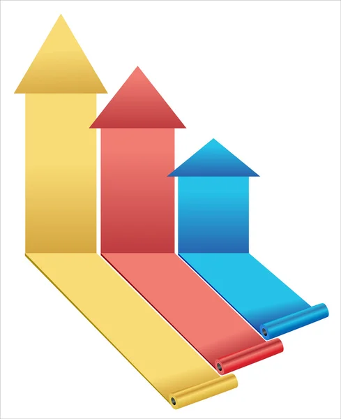 Pijlen zakelijke achtergrond — Stockvector