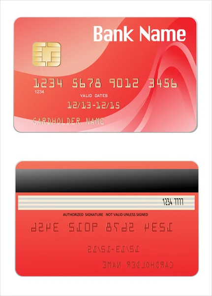 Cartes de crédit — Image vectorielle