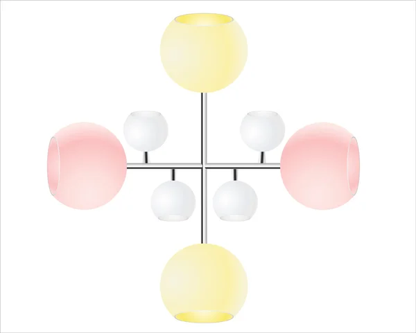 Moderne lamp — Stockvector