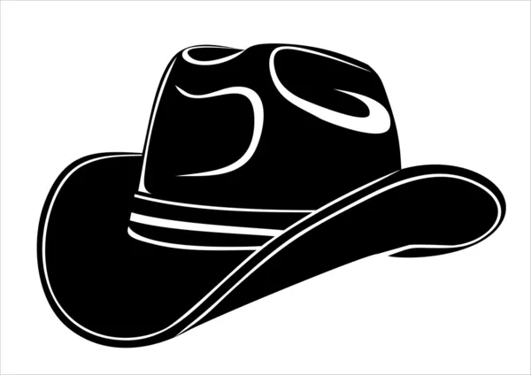 Sombrero de vaquero — Vector de stock