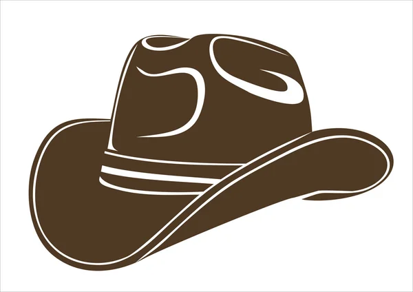 Cowboy kalap Jogdíjmentes Stock Illusztrációk