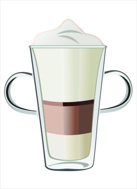 krem bardak kahve içer