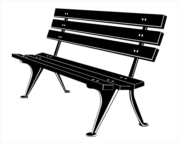 Bench vector — Stock Vector