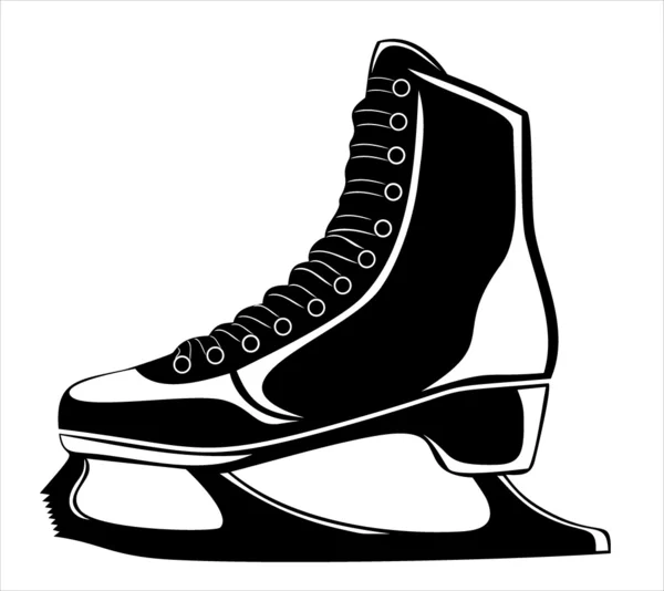 Patines para patinaje artístico . — Vector de stock