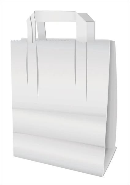 Taşıyıcı kağıt çanta — Stok Vektör