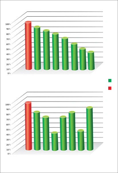 Grafici aziendali — Vettoriale Stock