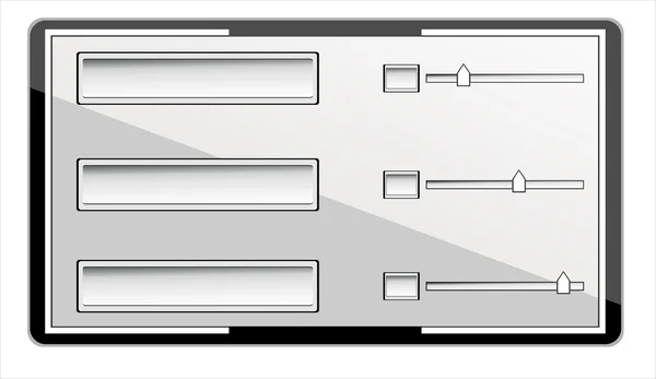 Elementos Web. — Vector de stock