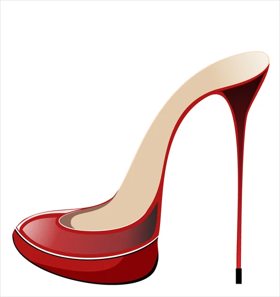 Talons hauts rouges — Image vectorielle