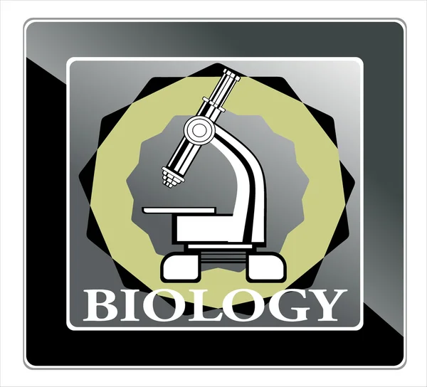 Icono de biología — Vector de stock