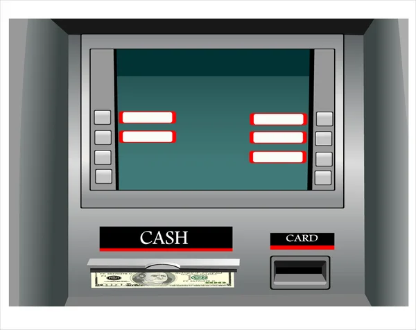 Cash machine — Stock Vector