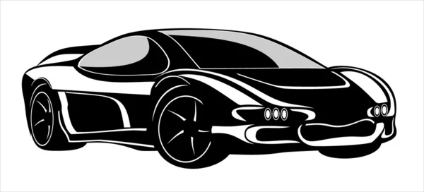 Auto voor sport ontwerp. — Stockvector