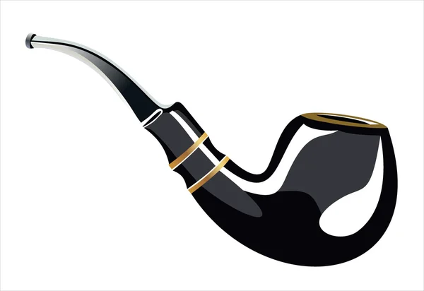 Tobacco pipe. — Stock Vector