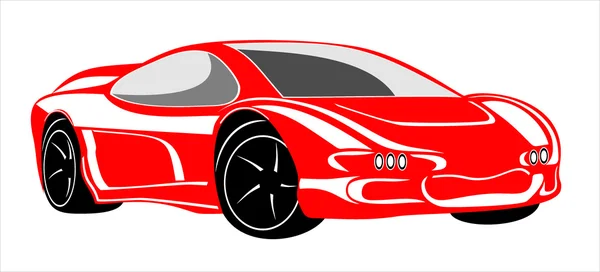 Voiture pour le design sportif . — Image vectorielle