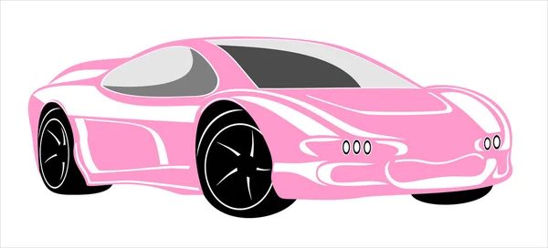 Voiture pour le design sportif . — Image vectorielle