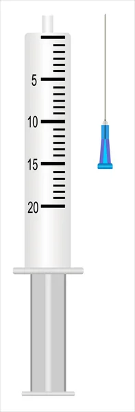 Injekční stříkačka — Stockový vektor