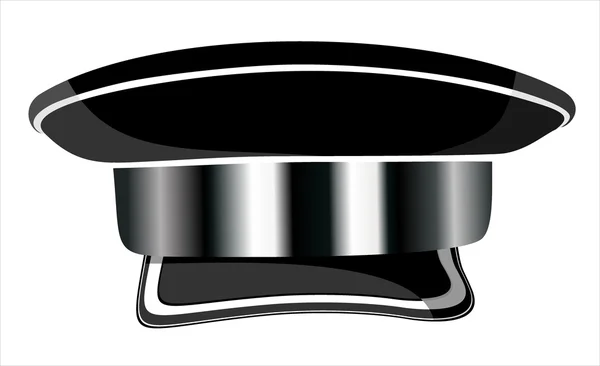 Vector military officer's cap — Stock Vector