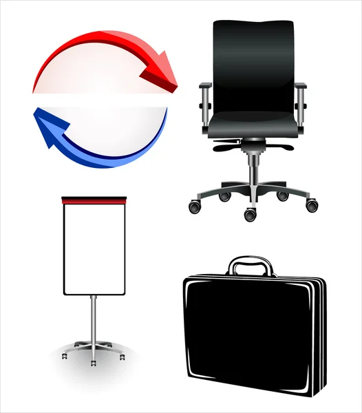 Icônes d'affaires, ressources humaines, finances, ensemble d'icônes logistiques — Image vectorielle