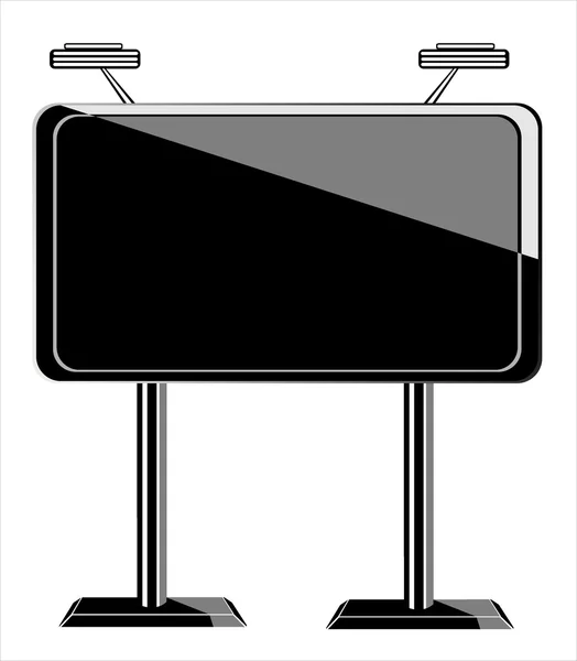 Panneau d'affichage vide — Image vectorielle