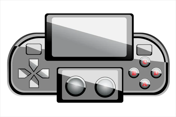 Portable game console — Stock Vector