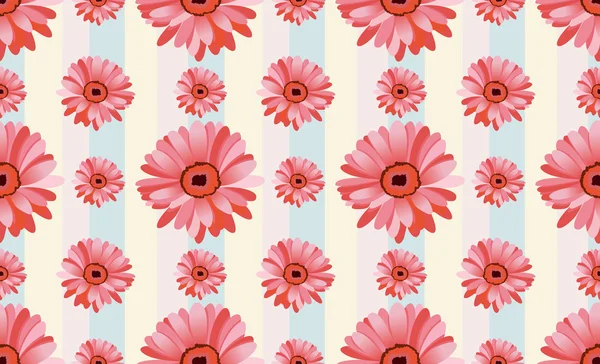 Beautiful floral vintage wallpaper — Stock Vector