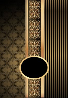Vintage damask arka plan karede