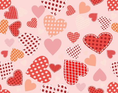 tasarlamak vektör arka plan - hearts.