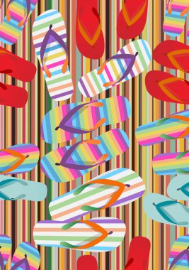 Dikişsiz arka planını flip flop