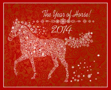 Yılın atı. mutlu yeni yıl 2014!