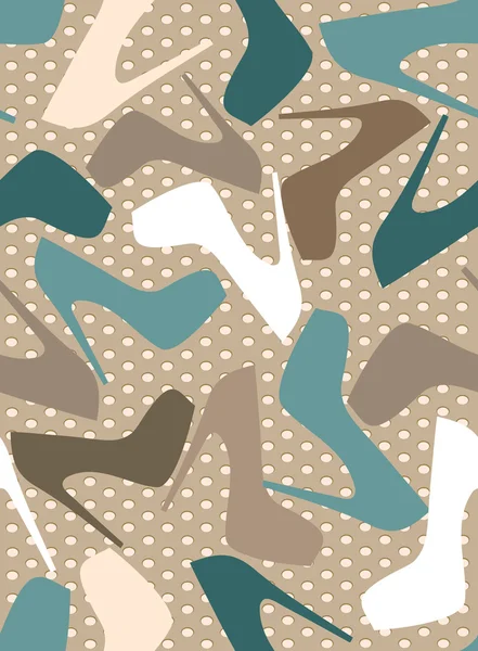 Women shoes seamless pattern