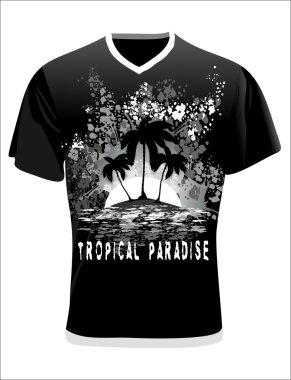 Download Tropical Travel Tshirt Free Vector Eps Cdr Ai Svg Vector Illustration Graphic Art