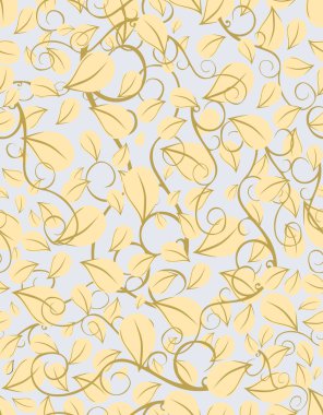 Dikişsiz yaprağı deseni.