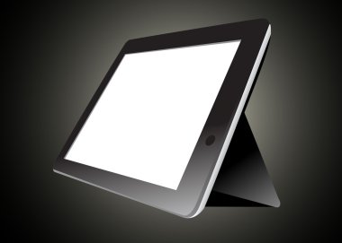siyah tablet bilgisayar