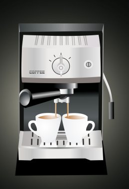 espresso makinesi espresso bardak içine dökme