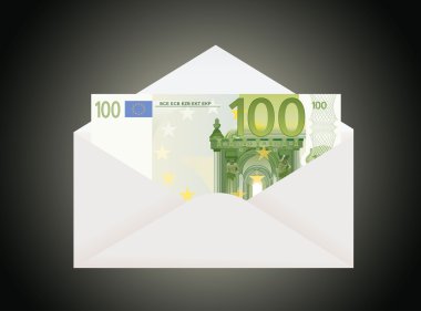 Zarf 100 euro ile açın