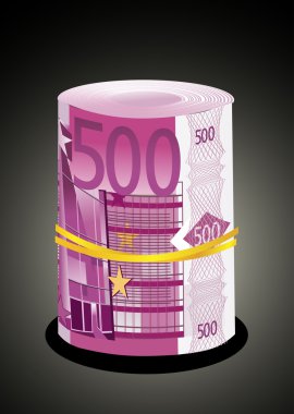 500 bin euro yerleştirilmiştir
