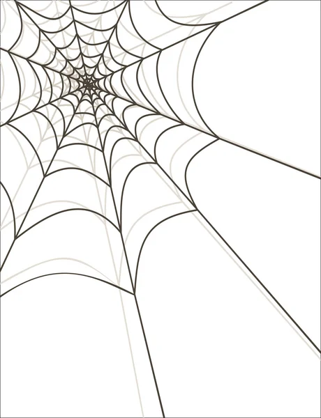 蜘蛛の巣のイラスト — ストックベクタ