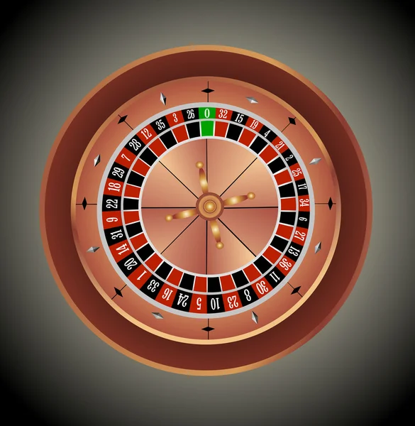 Casino roulettewiel — Stockvector