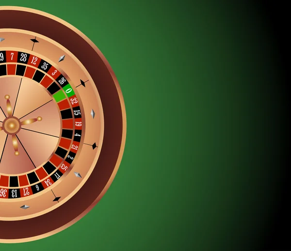 Fond avec roulette Roue — Image vectorielle
