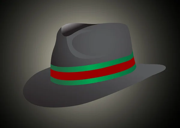 Chapeau noir — Image vectorielle