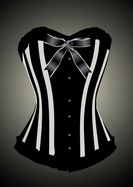 Corset vintage — Image vectorielle