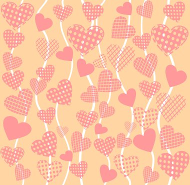 tasarlamak vektör arka plan - hearts.